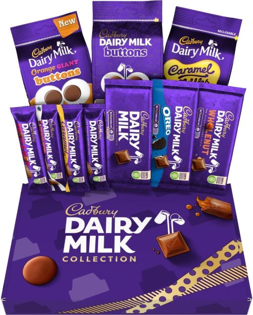 Milk Chocolate Luxury Gift Hamper, Contains 10 Assorted Chocolate Bars and Gift Bag, Perfect for Gift Giving, 1.04kg (Pack of 2) - Image 3
